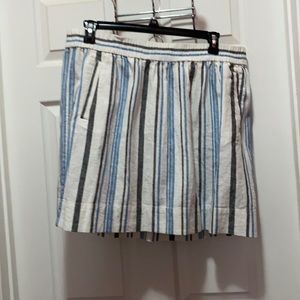 Short Striped Skirt